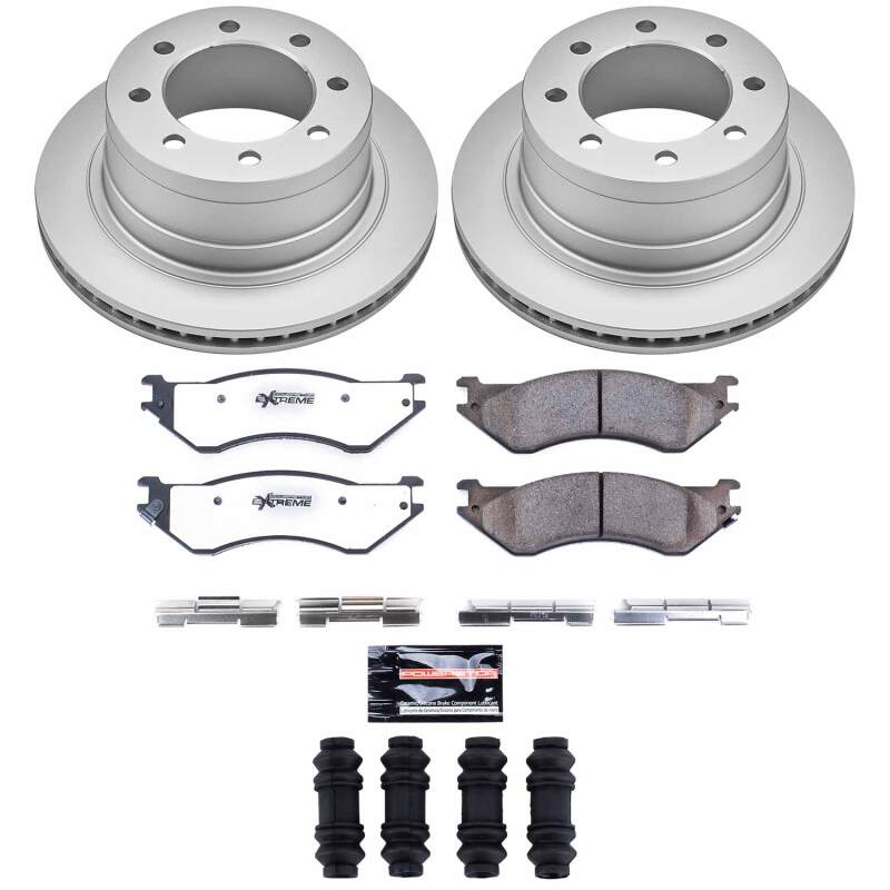 Dodge Ram 1500 Brake Kit - Rear - PowerStop - Z36 Coated Truck & Tow - `06-`08