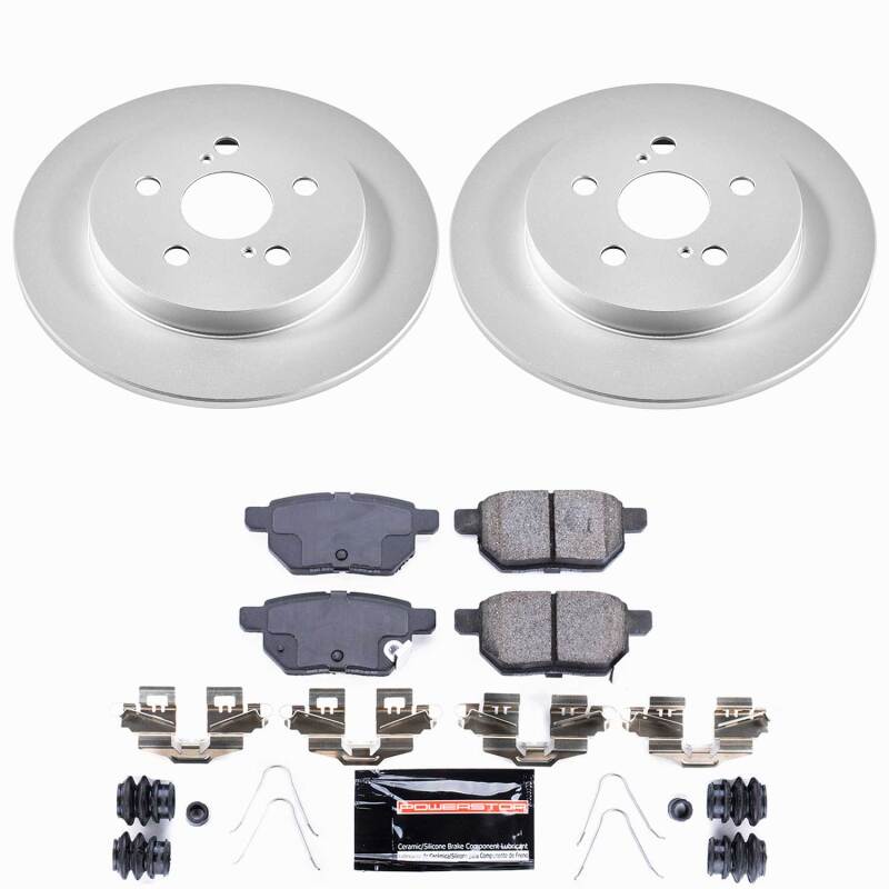 Lexus CT200h Brake Kit - Rear - PowerStop - Z23 Coated - `11-`13