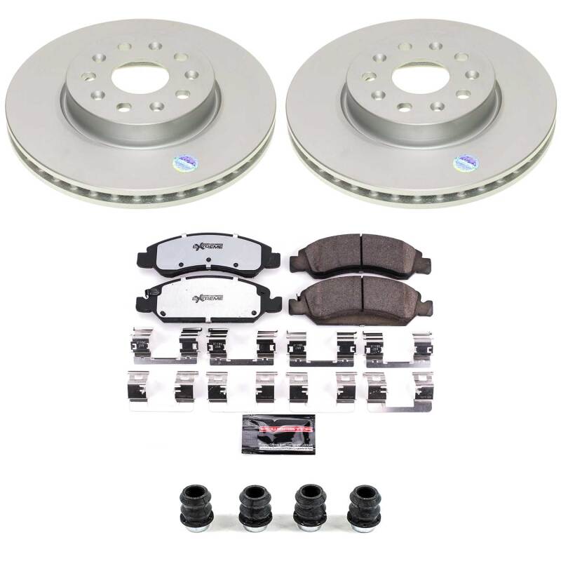 Chevrolet Tahoe Brake Kit - Front - PowerStop - Z36 Coated Truck & Tow - `07-`20