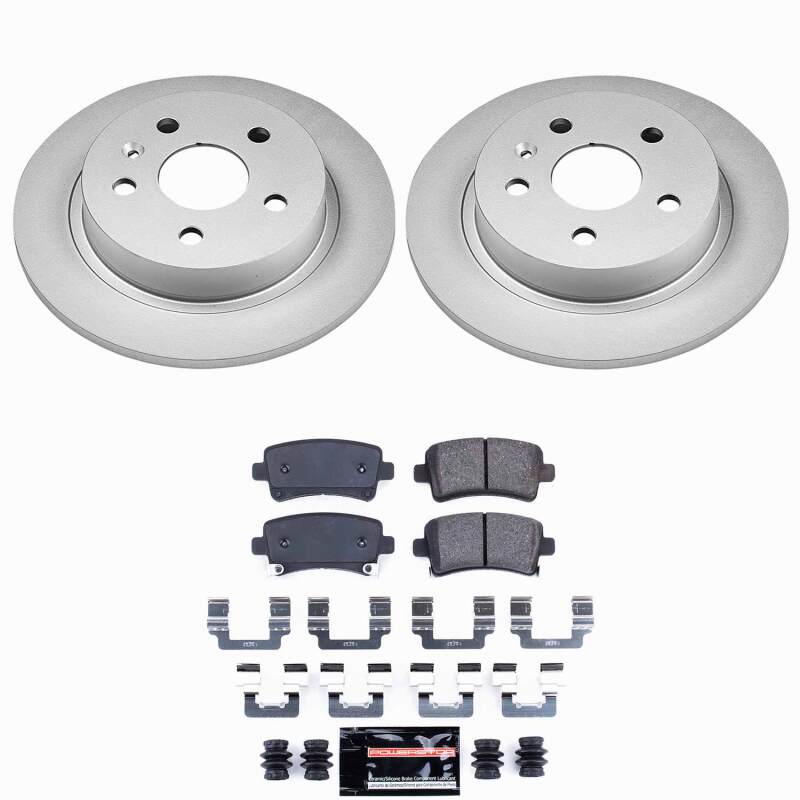Buick LaCrosse Brake Kit - Rear - PowerStop - Z23 Coated - `12-`16