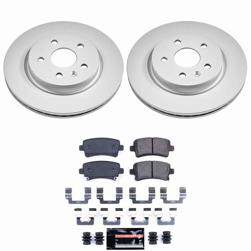 Buick Allure Brake Kit - Rear - PowerStop - Z23 Coated - 2010