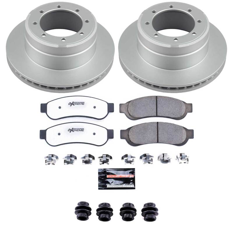Ford F-350 Super Duty Brake Kit - Rear - PowerStop - Z36 Coated Truck & Tow - `10-`12