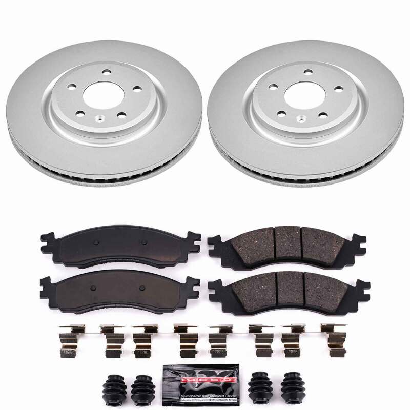 Ford Taurus Brake Kit - Front - PowerStop - Z23 Coated - `11-`12