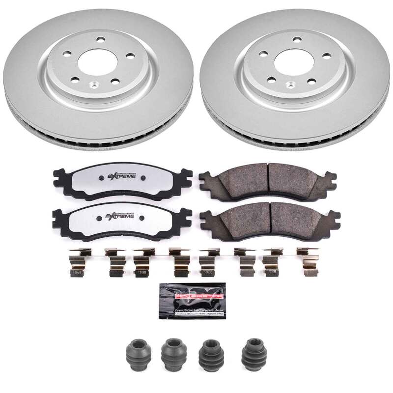 Ford Taurus Brake Kit - Front - PowerStop - Z36 Coated Truck & Tow - `11-`12