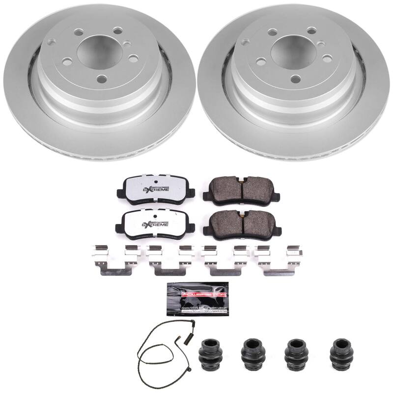 Land Rover Range Rover Brake Kit - Rear - PowerStop - Z36 Coated Truck & Tow - `06-`12