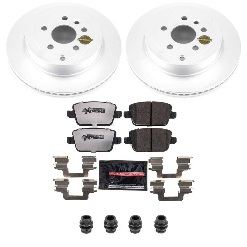 Land Rover LR2 Brake Kit - Rear - PowerStop - Z36 Coated Truck & Tow - `08-`12