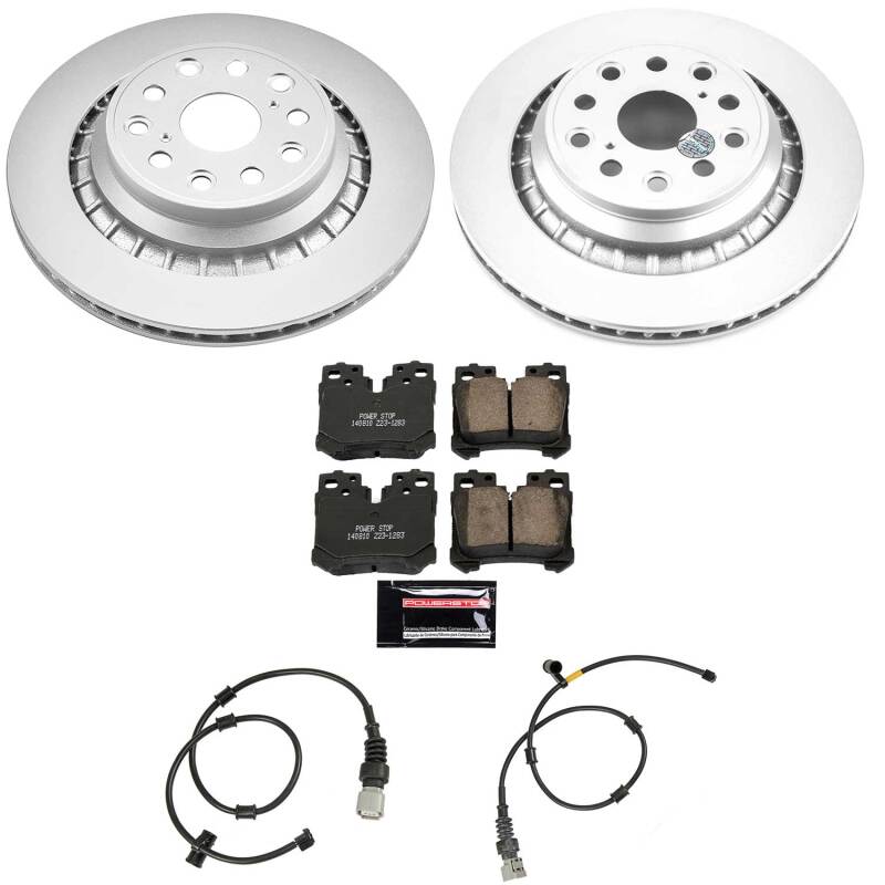 Lexus LS460 Brake Kit - Rear - PowerStop - Z23 Coated - `10-`17