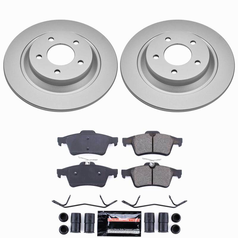 Mazda 5 Brake Kit - Rear - PowerStop - Z23 Coated - `08-`10