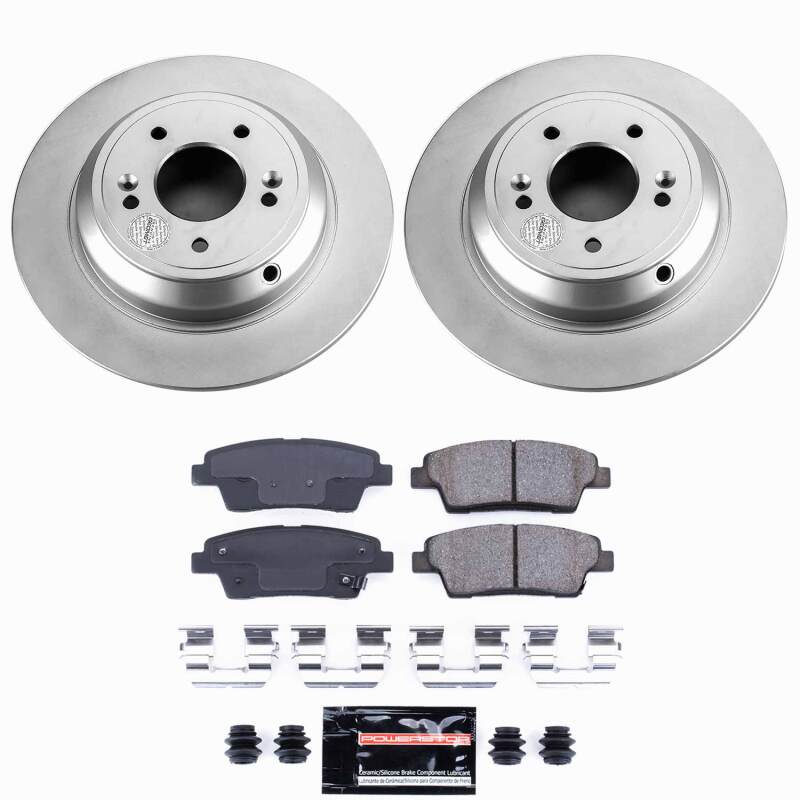 Genesis G80 Brake Kit - Rear - PowerStop - Z23 Evolution Coated - `17-`20