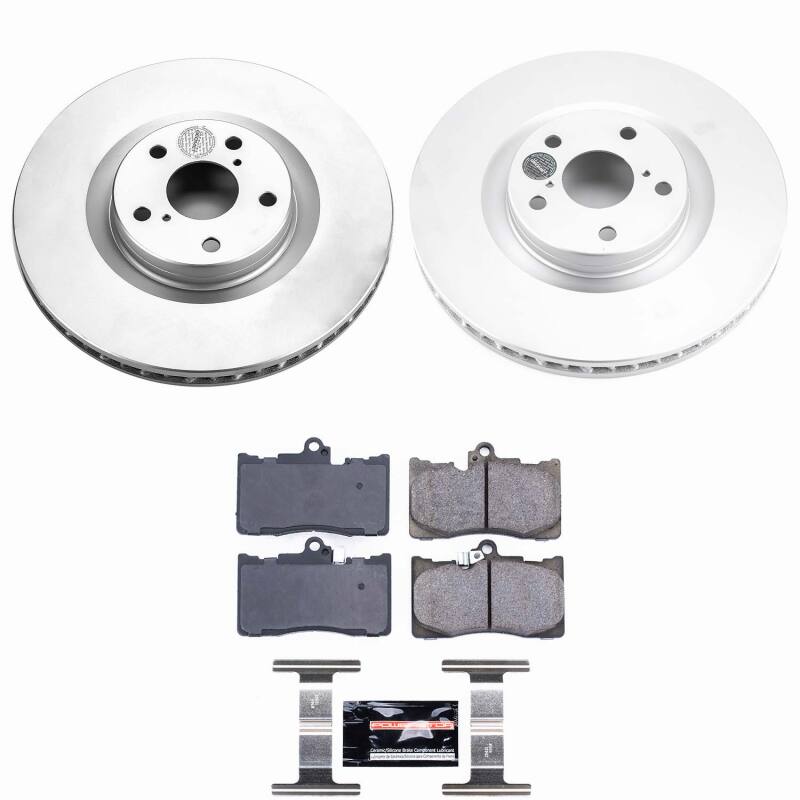 Lexus GS350 Brake Kit - Front - PowerStop - Z23 Coated - `09-`11