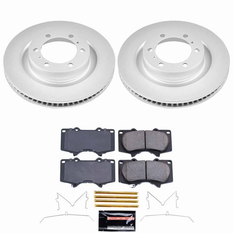 Lexus GX460 Brake Kit - Front - PowerStop - Z23 Evolution Coated - `10-`23