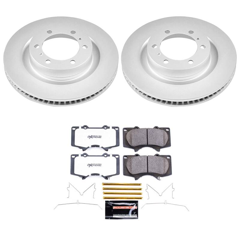 Lexus GX460 Brake Kit - Front - PowerStop - Z36 Coated Truck & Tow - `10-`23