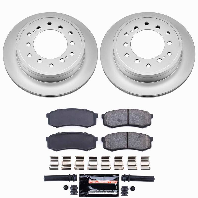 Lexus GX460 Brake Kit - Rear - PowerStop - Z23 Evolution Coated - `10-`23