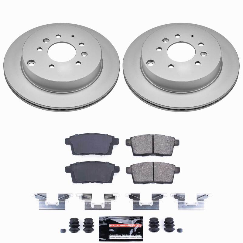 Mazda CX-7 Brake Kit - Rear - PowerStop - Z23 Coated - `07-`12