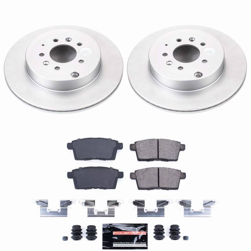 Mazda CX-9 Brake Kit - Rear - PowerStop - Z23 Coated - `07-`15