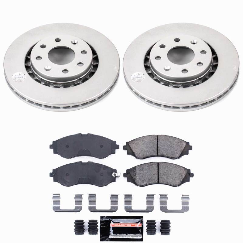 Chevrolet Aveo Brake Kit - Front - PowerStop - Z23 Coated - `04-`11