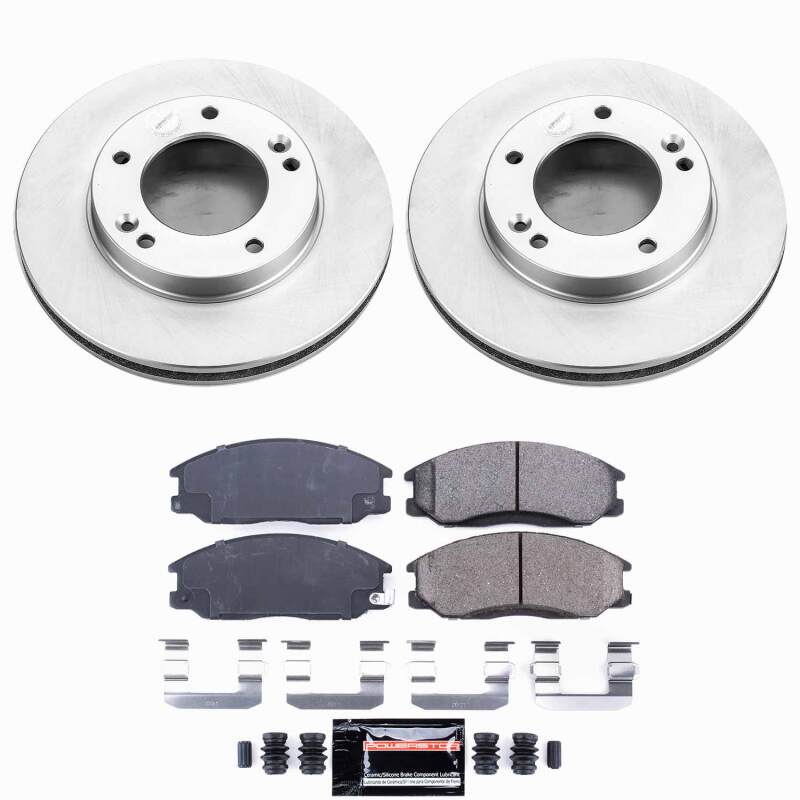 Kia Sorento Brake Kit - Front - PowerStop - Z23 Coated - `03-`06