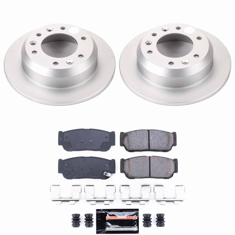 Hyundai Entourage Brake Kit - Rear - PowerStop - Z23 Coated - 2007