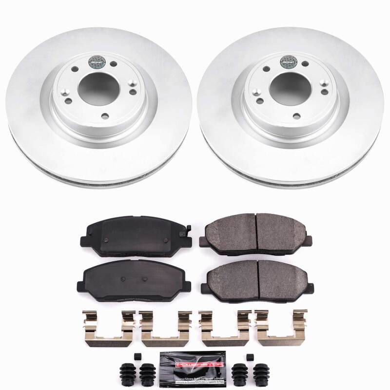 Hyundai Genesis Brake Kit - Front - PowerStop - Z23 Coated - `09-`11