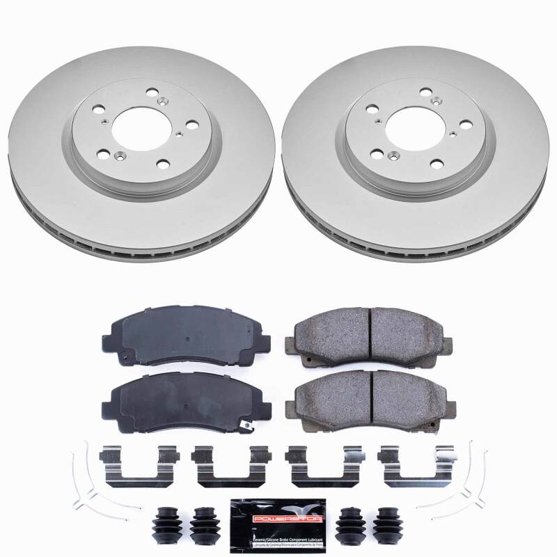 Honda Ridgeline Brake Kit - Front - PowerStop - Z23 Coated - `12-`14