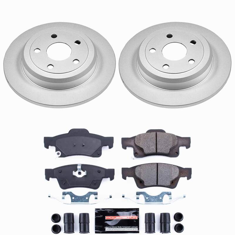 Dodge Durango Brake Kit - Rear - PowerStop - Z23 Coated - `11-`20