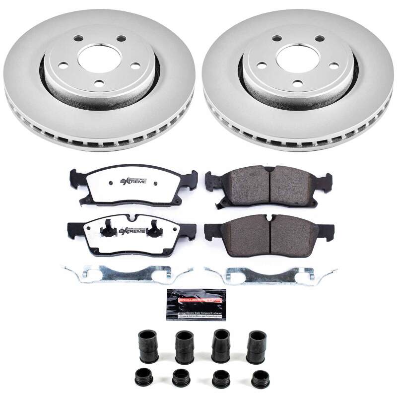 Dodge Durango Brake Kit - Front - PowerStop - Z36 Coated Truck & Tow - `11-`20