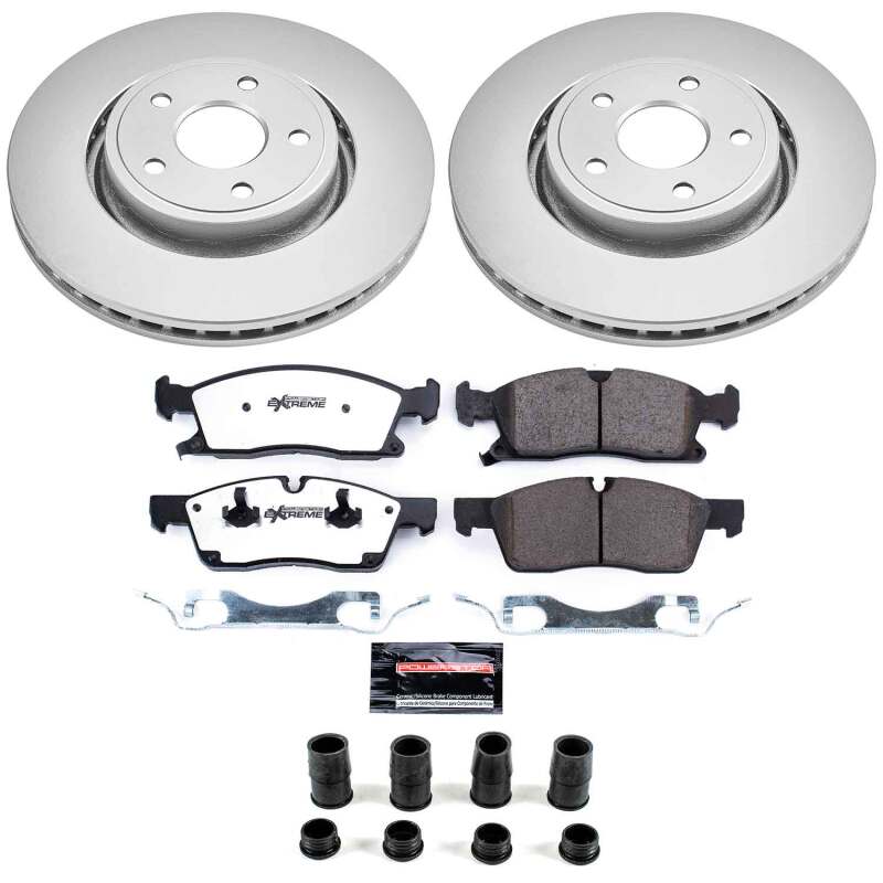 Dodge Durango Brake Kit - Front - PowerStop - Z36 Coated Truck & Tow - `11-`20