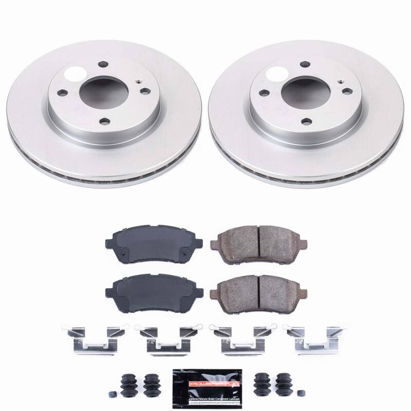 Ford Fiesta Brake Kit - Front - PowerStop - Z23 Coated - `11-`19