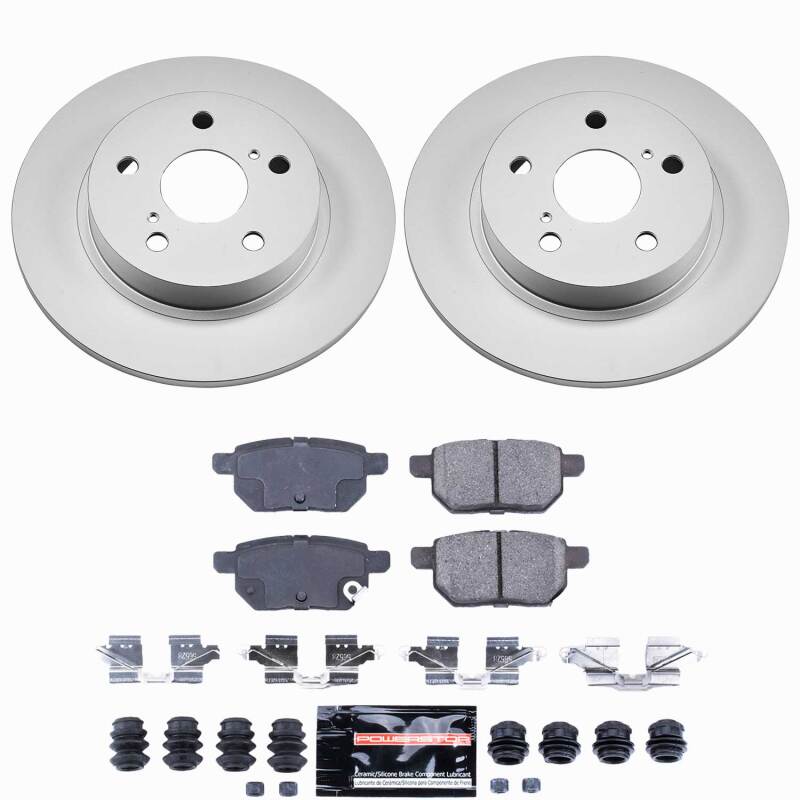 Scion tC Brake Kit - Rear - PowerStop - Z23 Coated - `11-`16