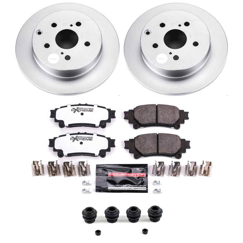 Toyota Mirai Brake Kit - Rear - PowerStop - Z36 Coated Truck & Tow - `16-`19