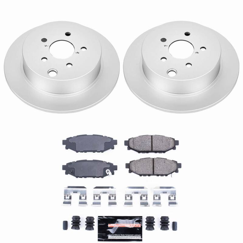 Subaru Crosstrek Brake Kit - Rear - PowerStop - Z23 Coated - `16-`23