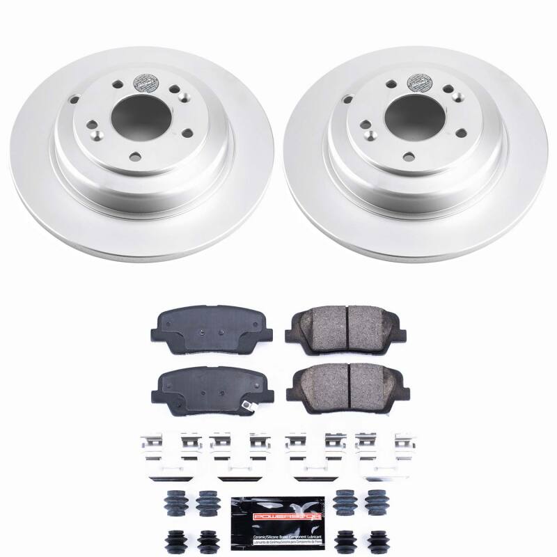 Hyundai Genesis Coupe Brake Kit - Rear - PowerStop - Z23 Coated - `10-`16