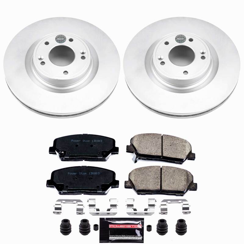 Hyundai Genesis Coupe Brake Kit - Front - PowerStop - Z23 Coated - `10-`16