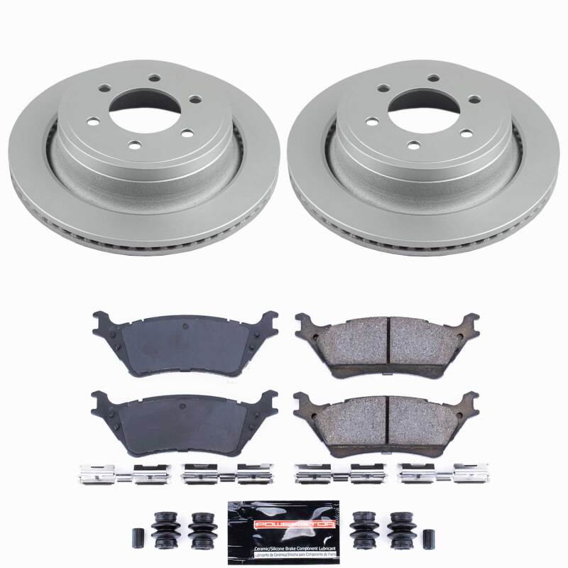 Ford F-150 Brake Kit - Rear - PowerStop - Z23 Coated - `12-`18