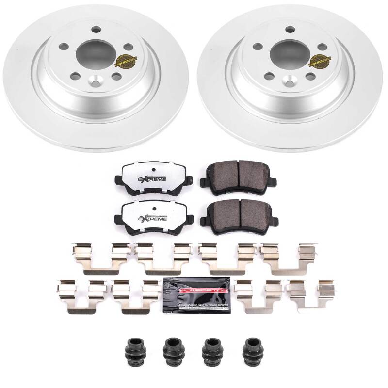 Land Rover Range Rover Evoque Brake Kit - Rear - PowerStop - Z36 Coated Truck & Tow - `12-`15