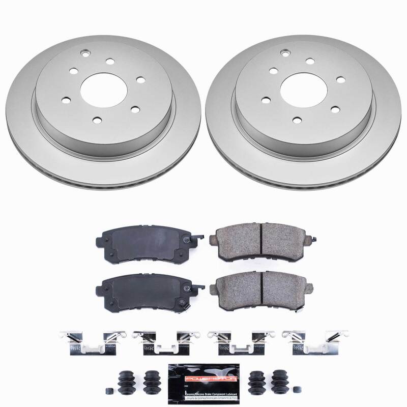 Infiniti QX56 Brake Kit - Rear - PowerStop - Z23 Coated - `11-`13
