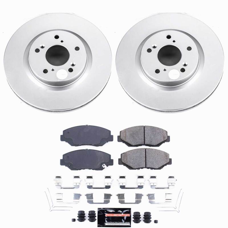 Honda CR-V Brake Kit - Front - PowerStop - Z23 Coated - `12-`16