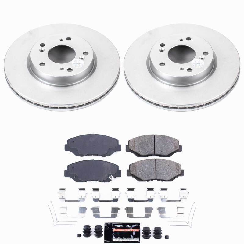 Acura ILX Brake Kit - Front - PowerStop - Z23 Coated - 2013