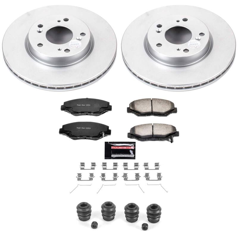Acura ILX Brake Kit - Front - PowerStop - Z36 Coated Truck & Tow - 2013
