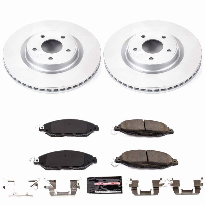 Infiniti JX35 Brake Kit - Front - PowerStop - Z23 Coated - 2013
