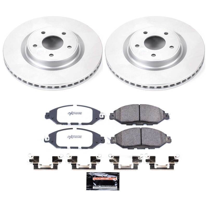 Infiniti JX35 Brake Kit - Front - PowerStop - Z36 Coated Truck & Tow - 2013