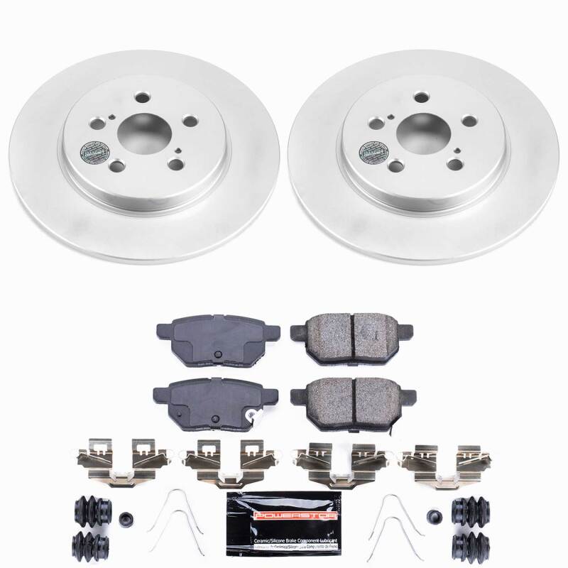 Lexus CT200h Brake Kit - Rear - PowerStop - Z23 Coated - `11-`17