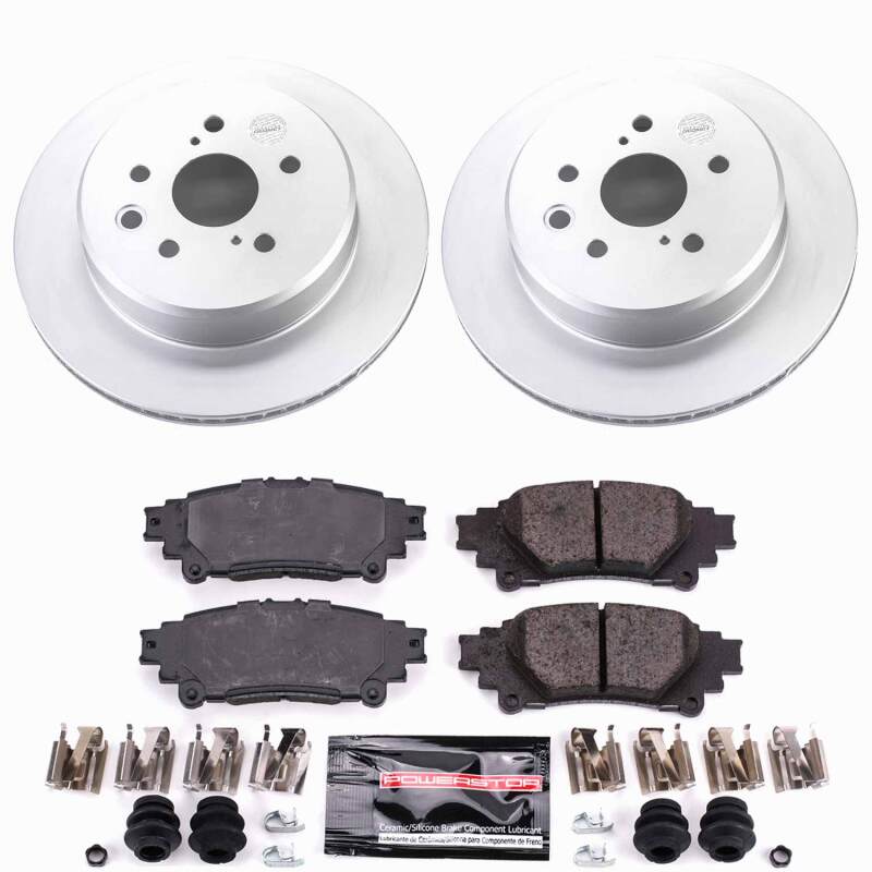 Lexus GS200t Brake Kit - Rear - PowerStop - Z23 Coated - `16-`17