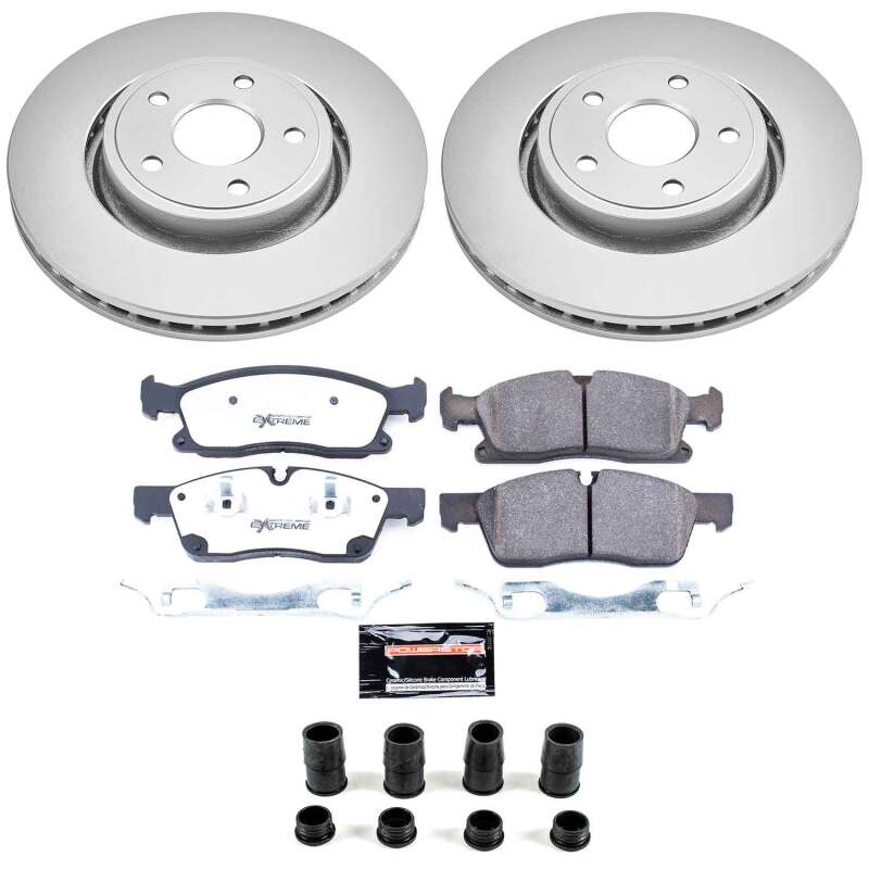 Dodge Durango Brake Kit - Front - PowerStop - Z36 Coated Truck & Tow - `12-`20