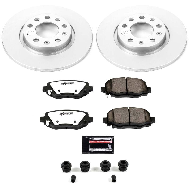 Chrysler 200 Brake Kit - Rear - PowerStop - Z36 Coated Truck & Tow - `15-`17