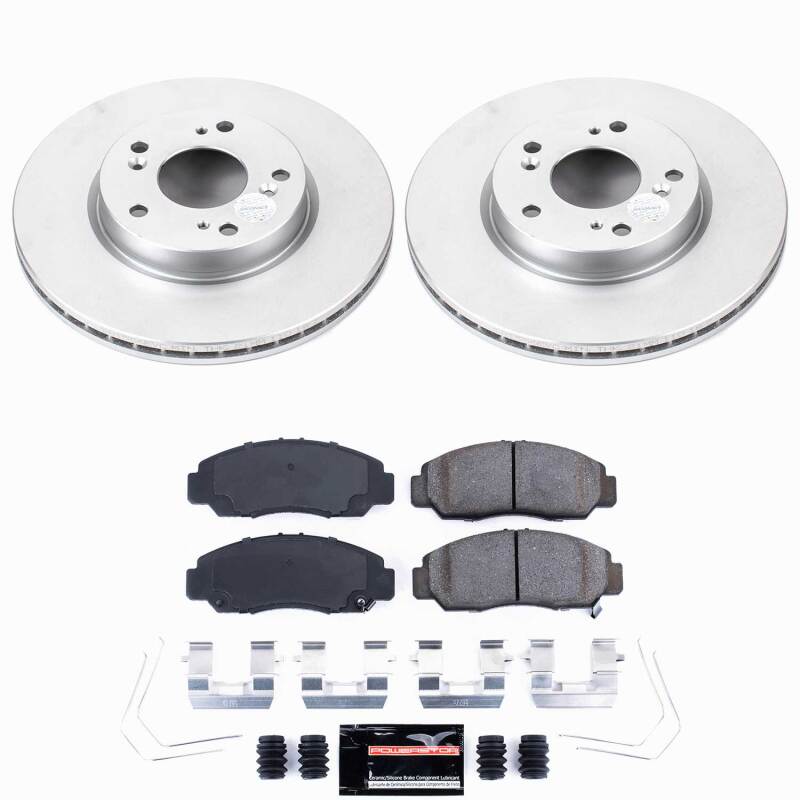 Honda Civic Brake Kit - Front - PowerStop - Z23 Evolution Coated - `12-`15