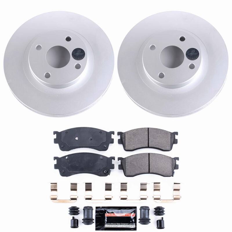 Mazda Protege Brake Kit - Front - PowerStop - Z23 Coated - `01-`03