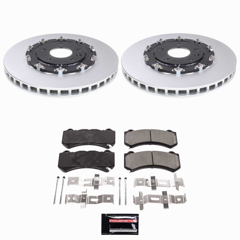 Chevrolet Corvette Brake Kit - Front - PowerStop - Z23 Coated - `15-`19