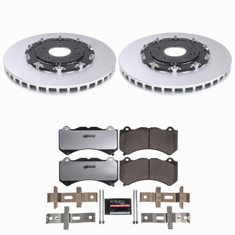 Chevrolet Corvette Brake Kit - Front - PowerStop - Z26 Coated Truck & Tow - `15-`19