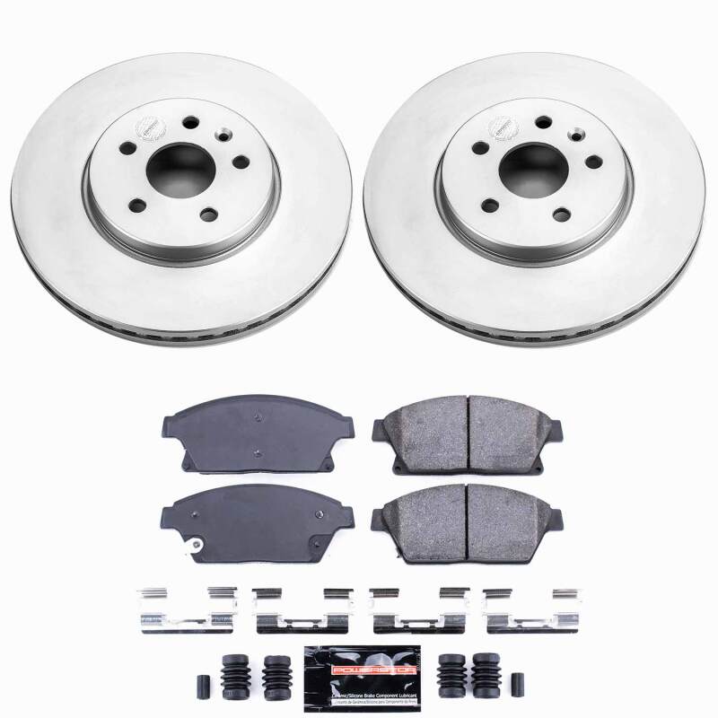 Buick Encore Brake Kit - Front - PowerStop - Z23 Coated - `13-`17